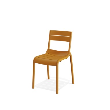 Veba - Calor Chaise de terrasse - Jaune