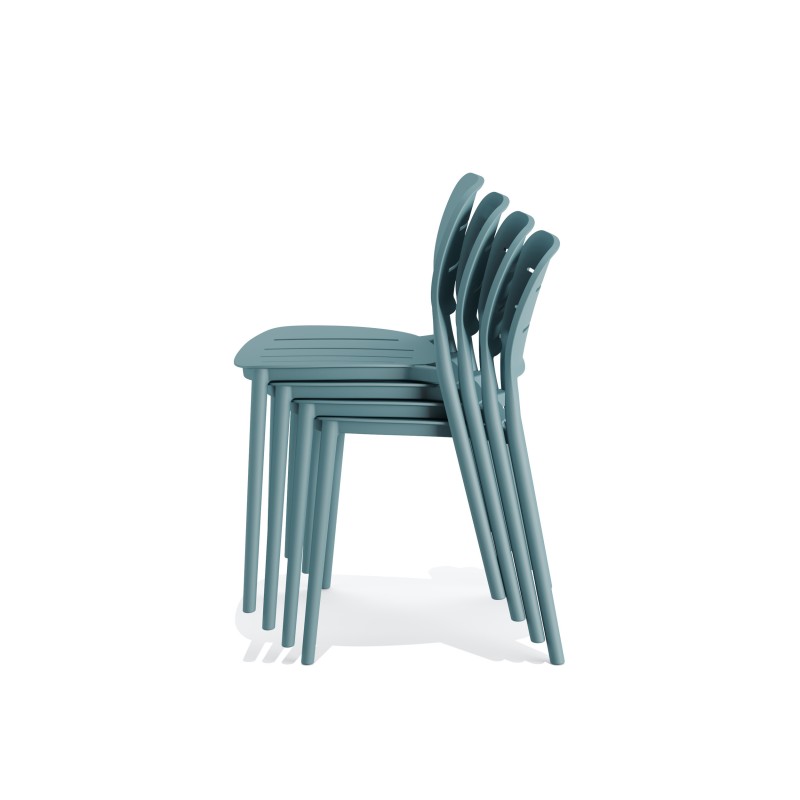 Veba - Propi Chaise de terrasse - Bleu