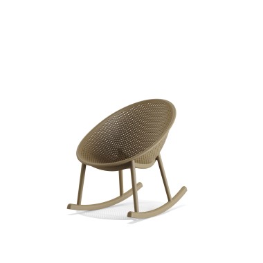 Veba - Qosy Chaise à bascule outdoor - Sable