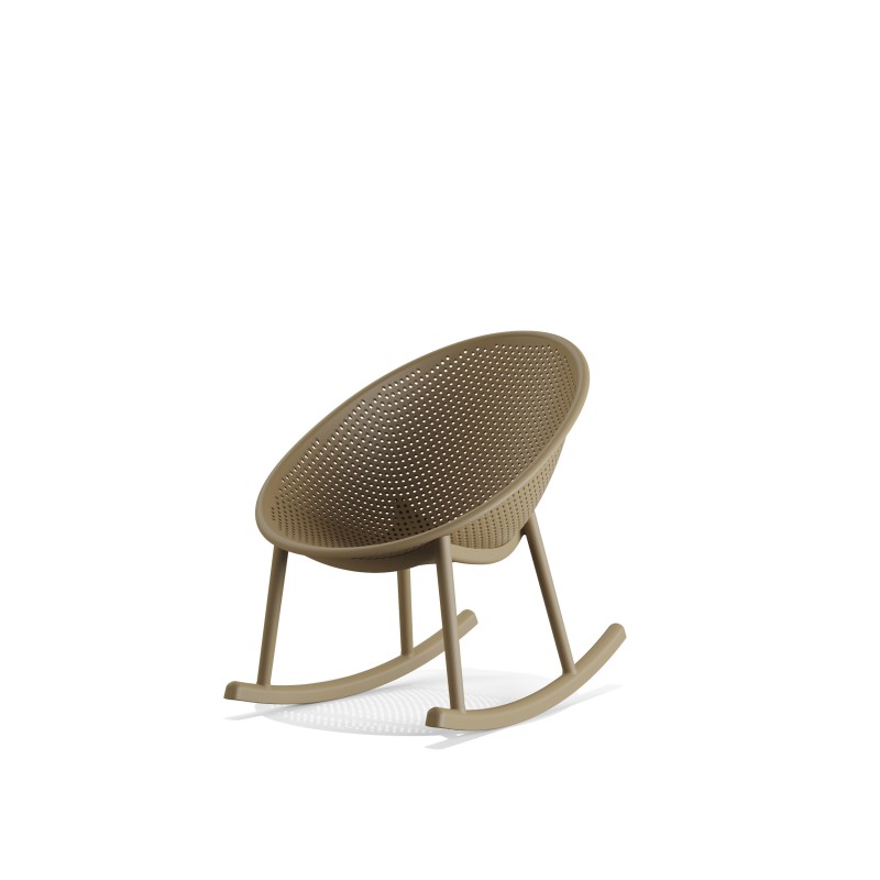 Veba - Qosy Chaise à bascule outdoor - Sable