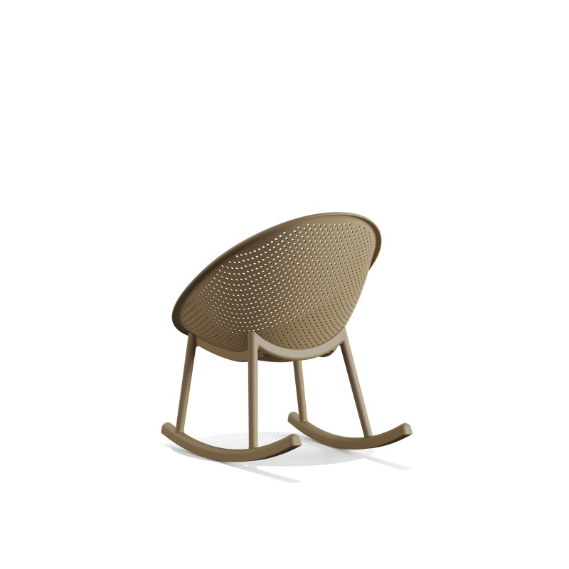 Veba - Qosy Chaise à bascule outdoor - Sable