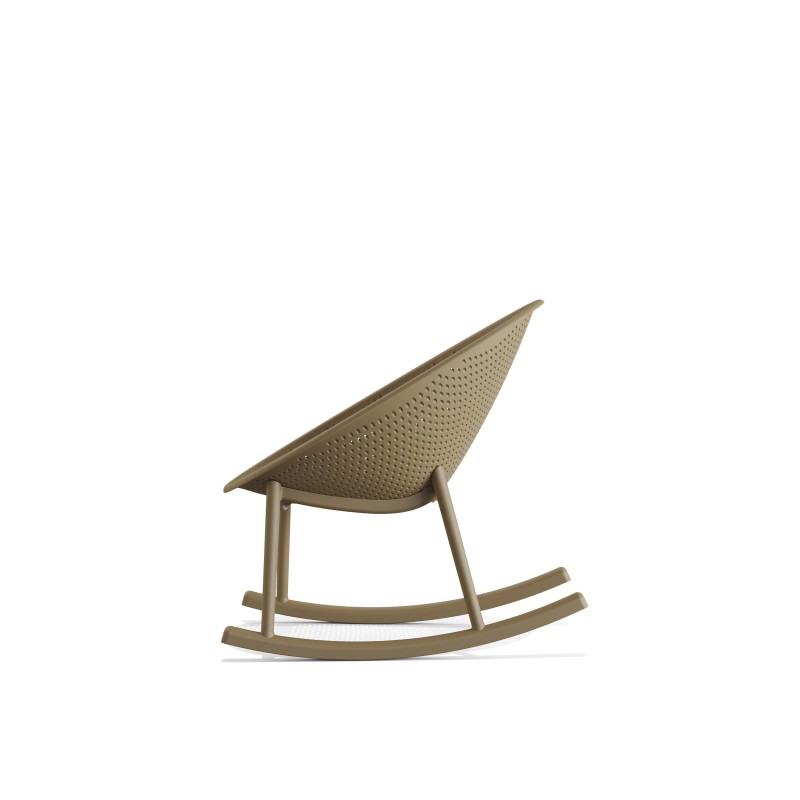 Veba - Qosy Chaise à bascule outdoor - Sable