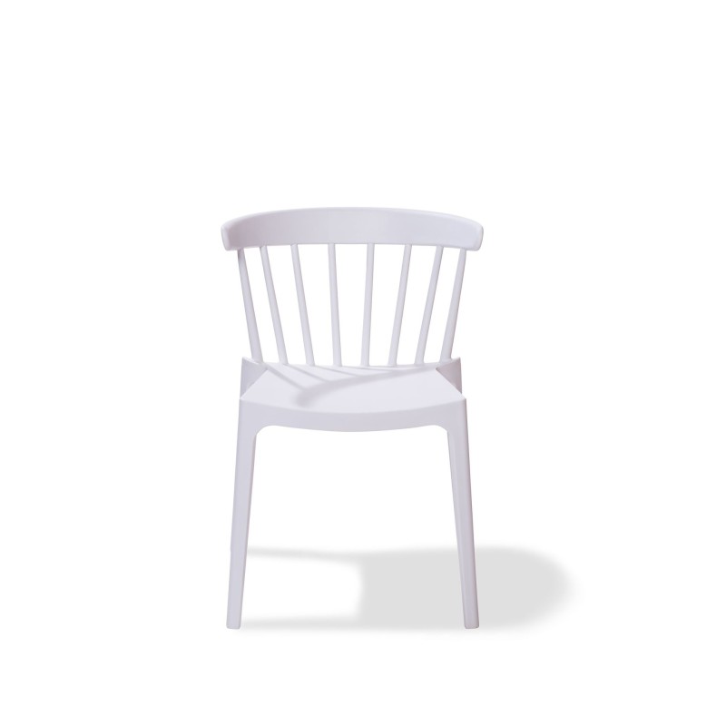 Veba - Windson chaise empilable Blanc Polypropylène