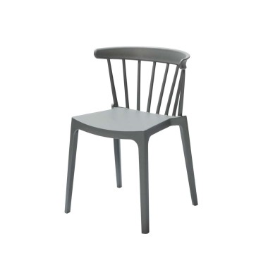 Veba - Windson chaise empilable Vert Polypropylène