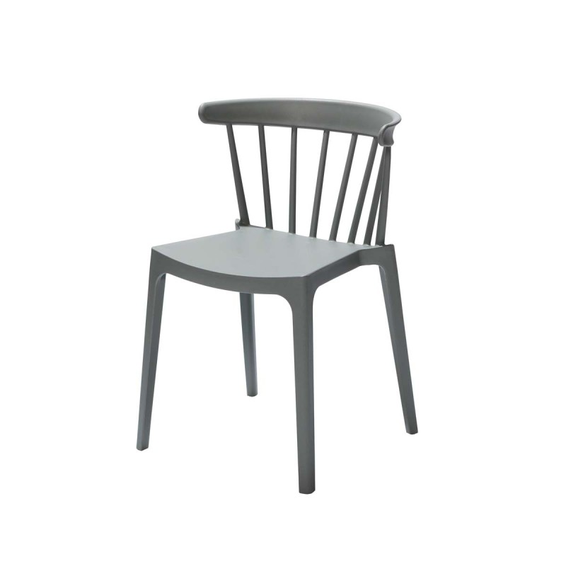 Veba - Windson chaise empilable Vert Polypropylène