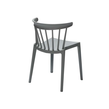 Veba - Windson chaise empilable Vert Polypropylène
