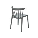Veba - Windson chaise empilable Vert Polypropylène