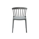 Veba - Windson chaise empilable Vert Polypropylène