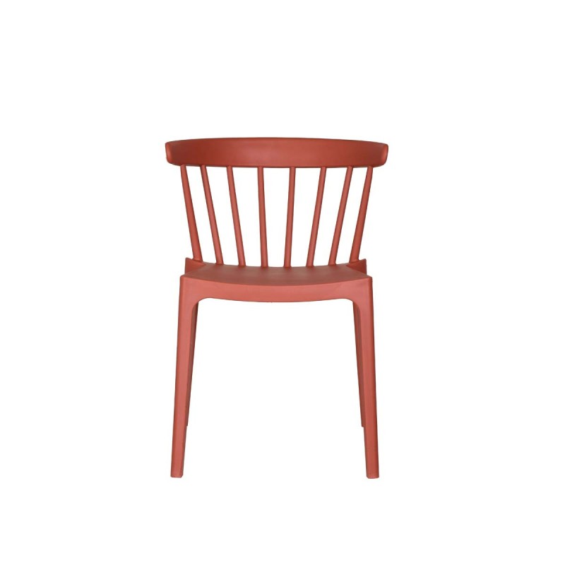 Veba - Windson chaise empilable Terracotta Polypropylène