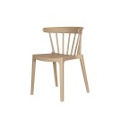 Veba - Windson chaise empilable Sable Polypropylène