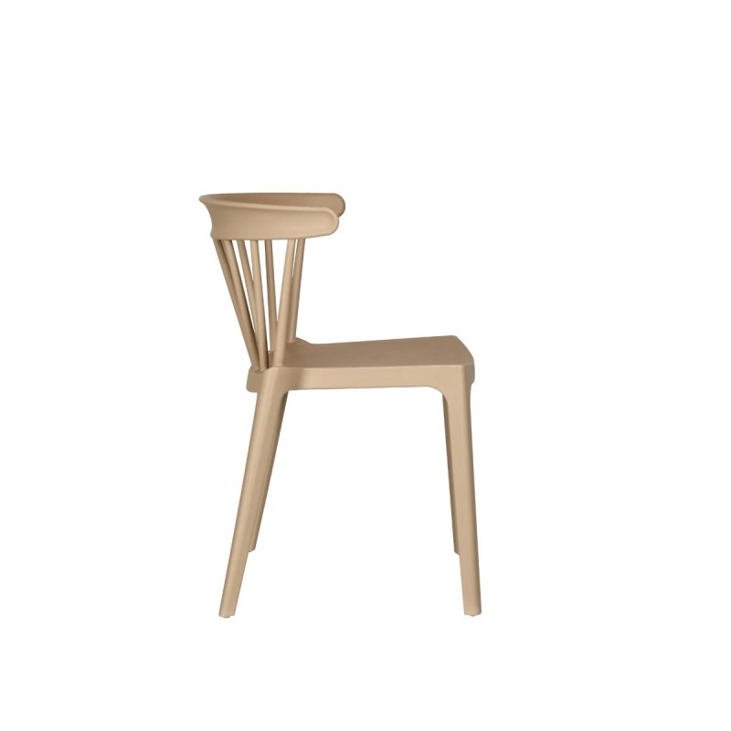 Veba - Windson chaise empilable Sable Polypropylène