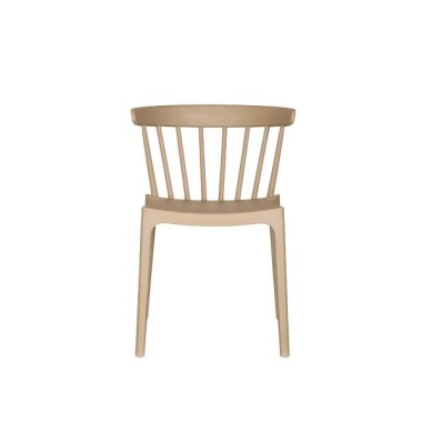 Veba - Windson chaise empilable Sable Polypropylène