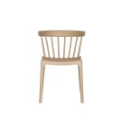 Veba - Windson chaise empilable Sable Polypropylène