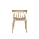 Veba - Windson chaise empilable Sable Polypropylène