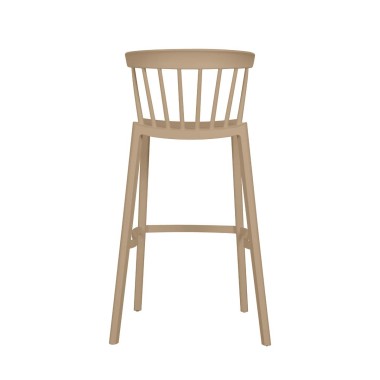 Veba - Windson tabouret de bar Sable Polypropylène