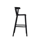Veba - Windson tabouret de bar Noir Polypropylène