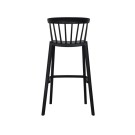 Veba - Windson tabouret de bar Noir Polypropylène