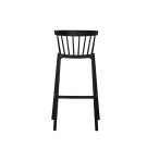 Veba - Windson tabouret de bar Noir Polypropylène