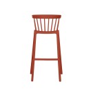 Veba - Windson tabouret de bar Terracotta, Polypropylène