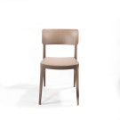 Veba - Wing chaise empilable en plastique Beige sable,