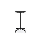 Veba - Versa table de terrasse/mange-debout | Ajustable en 2 hauteurs - Noir