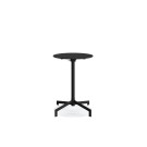 Veba - Versa table de terrasse/mange-debout | Ajustable en 2 hauteurs - Noir