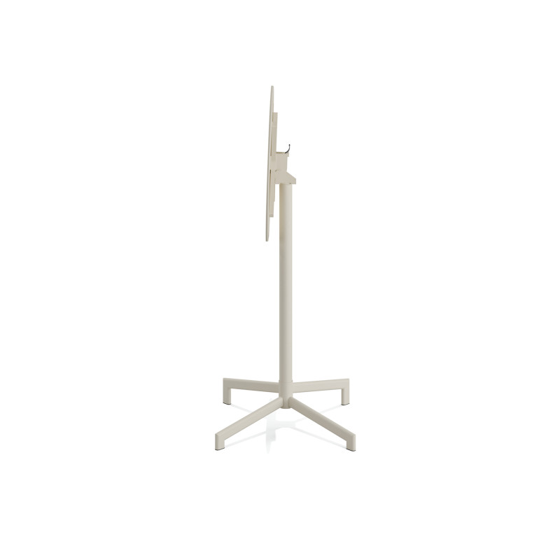 Veba - Versa table de terrasse/mange-debout | Ajustable en 2 hauteurs - Beige