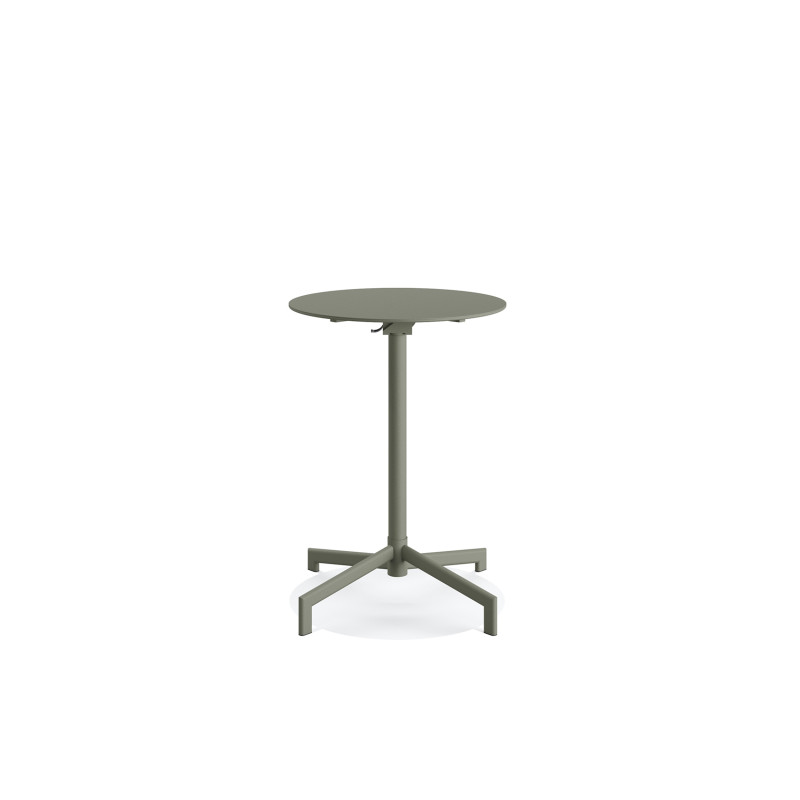 Veba - Versa table de terrasse/mange-debout | Ajustable en 2 hauteurs - Vert