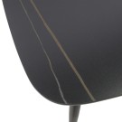 Veba - Pedro table de terrasse - Céramique Wengé-Noir