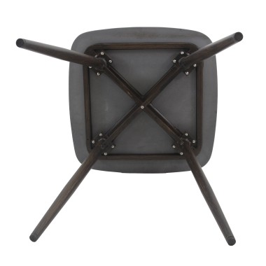 Veba - Pedro table de terrasse - Céramique Wengé-Noir