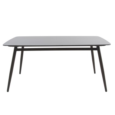 Veba - Pedro table à manger - Céramique Wengé-Noir
