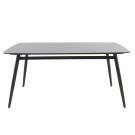 Veba - Pedro table à manger - Céramique Wengé-Noir