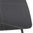 Veba - Pedro table à manger - Céramique Wengé-Noir