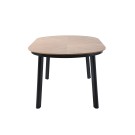 Veba - Polly table à manger de jardin - Noir-Bois