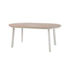 Veba - Polly table à manger de jardin - Beige-Bois
