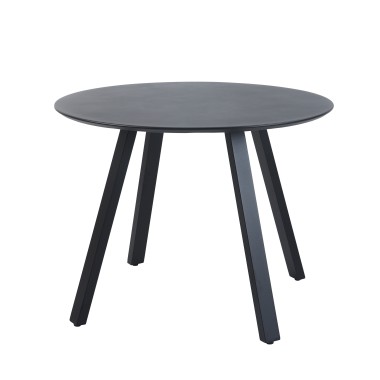 Veba - Halo table de jardin ronde - Noir