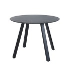 Veba - Halo table de jardin ronde - Noir