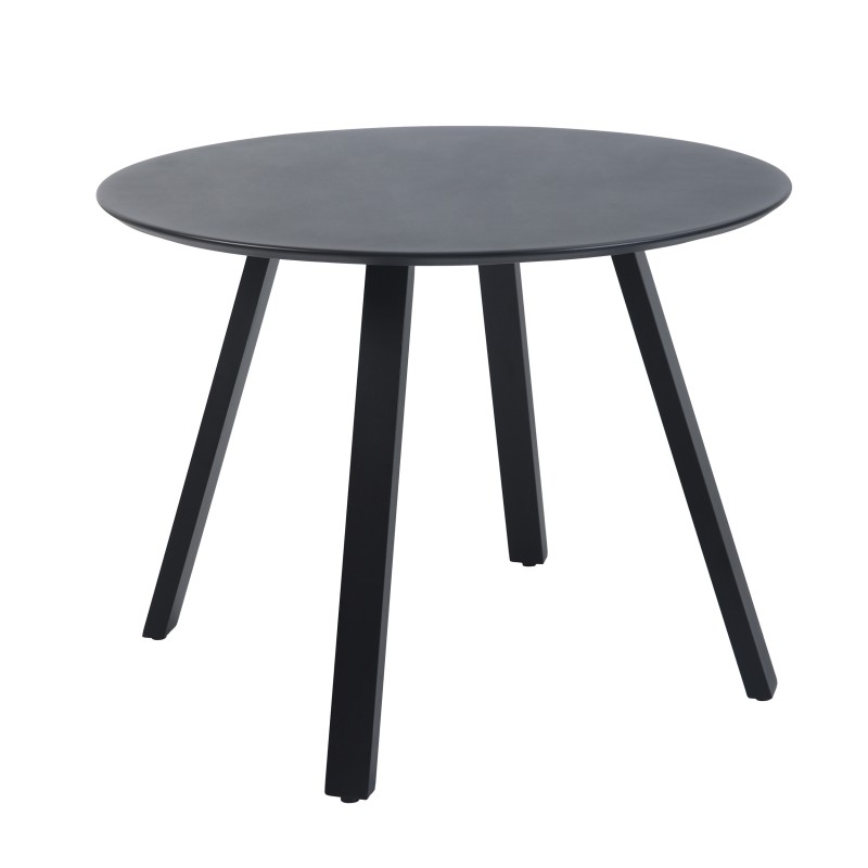 Veba - Halo table de jardin ronde - Noir
