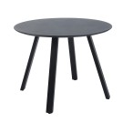 Veba - Halo table de jardin ronde - Noir