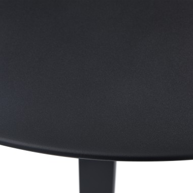 Veba - Halo table de jardin ronde - Noir