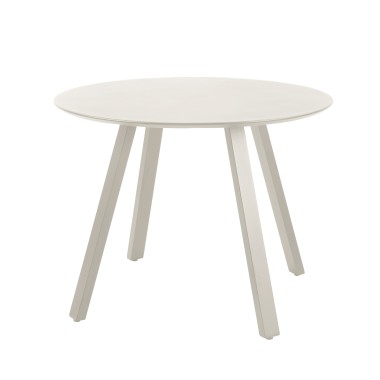 Veba - Halo table de jardin ronde -Beige