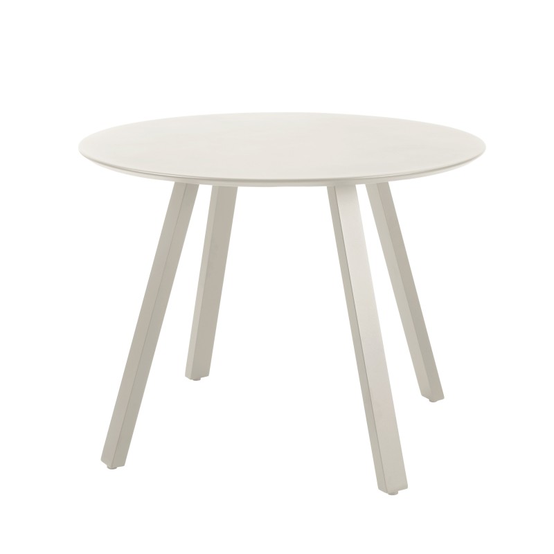 Veba - Halo table de jardin ronde -Beige