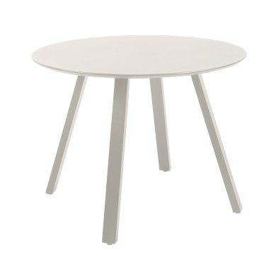 Veba - Halo table de jardin ronde -Beige