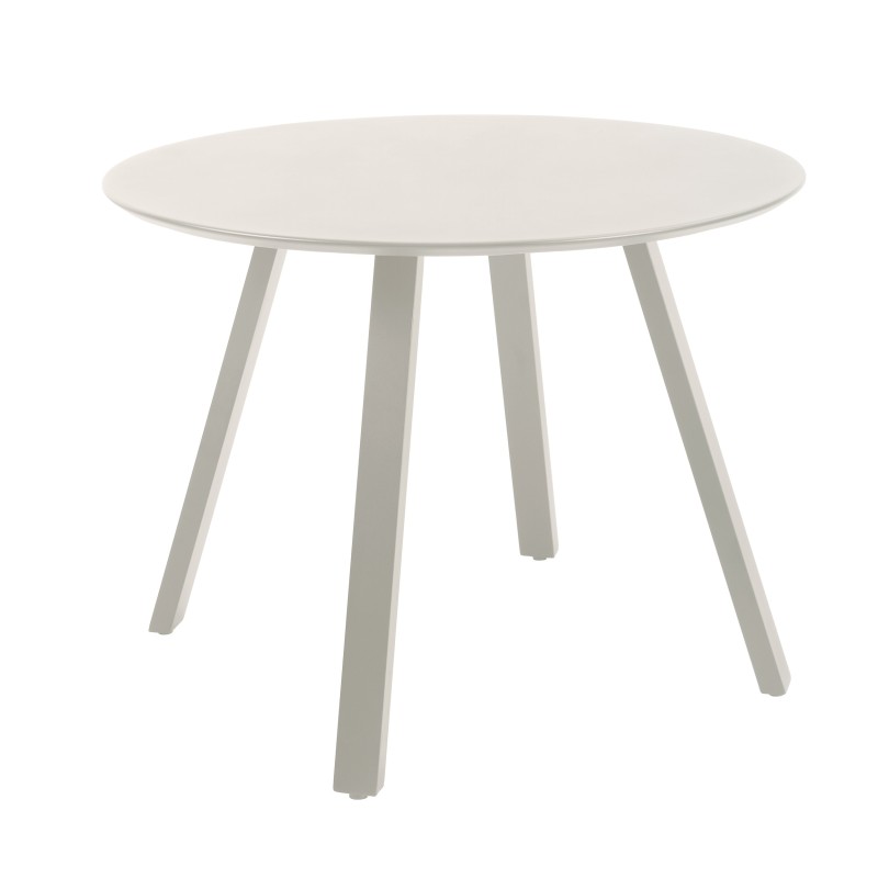 Veba - Halo table de jardin ronde -Beige