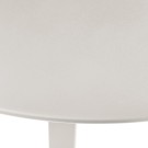 Veba - Halo table de jardin ronde -Beige