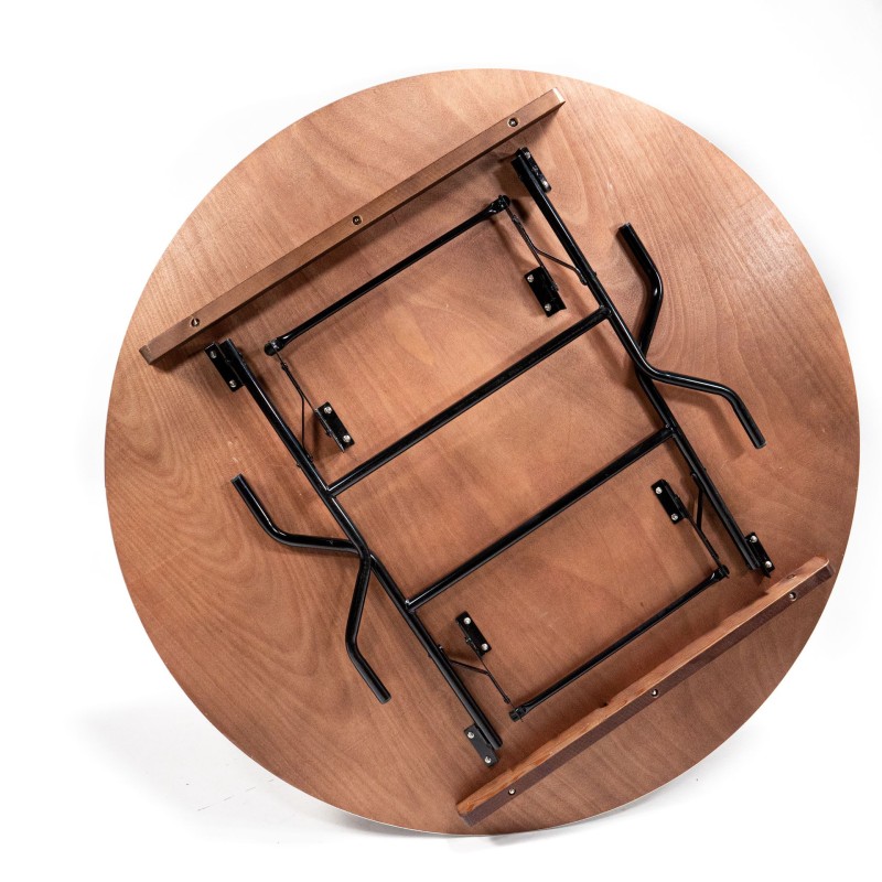 Veba - Table de banquet pliable en bois ronde long 1520