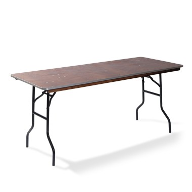 Veba - Table de banquet pliable en bois rectangulaire long 1830