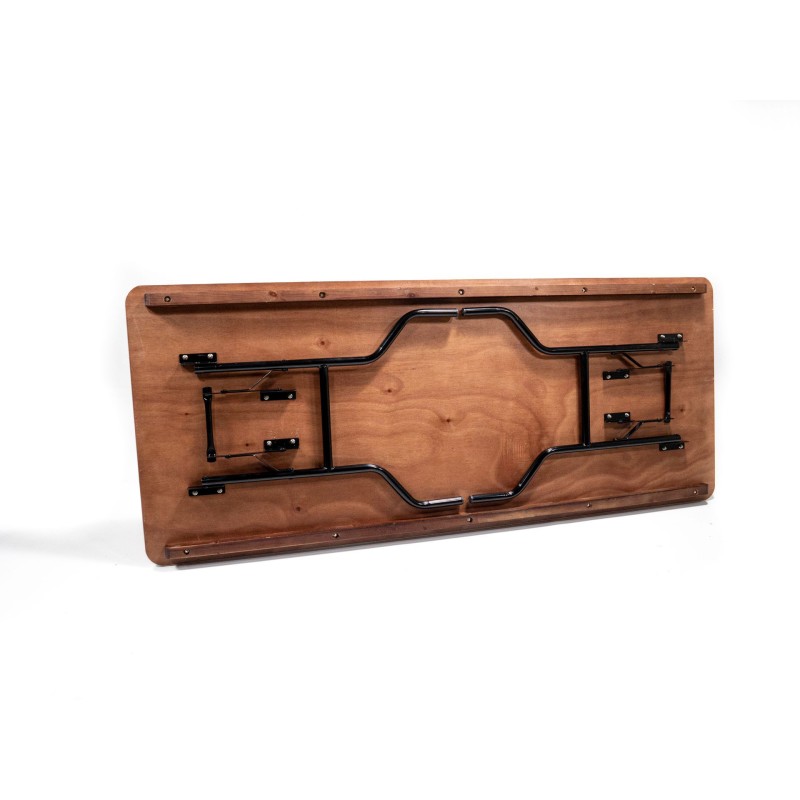 Veba - Table de banquet pliable en bois rectangulaire