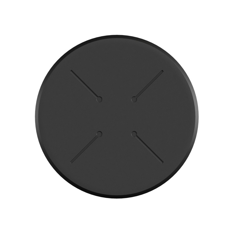 Veba - HPL Plateau rond de table Noir