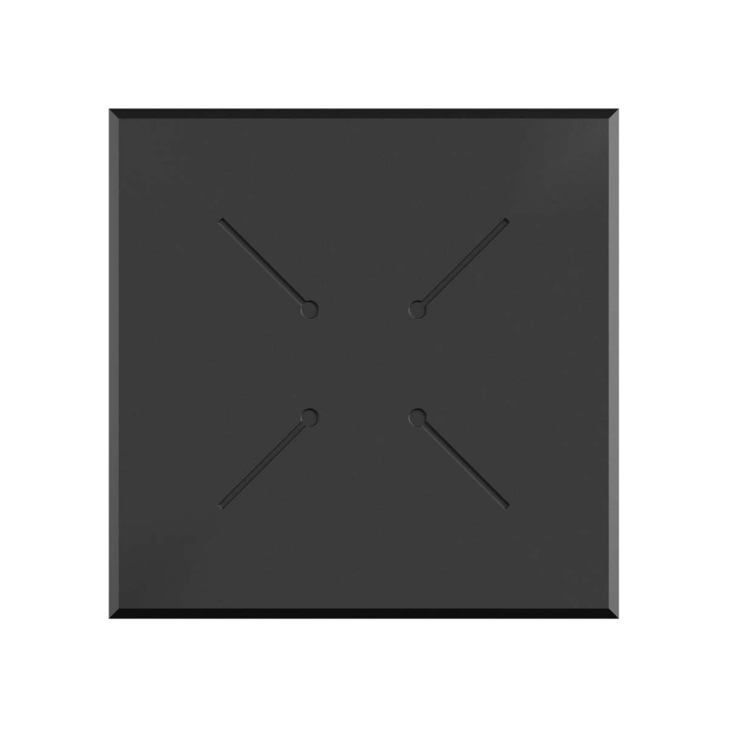 Veba - HPL Plateau carré de table Noir